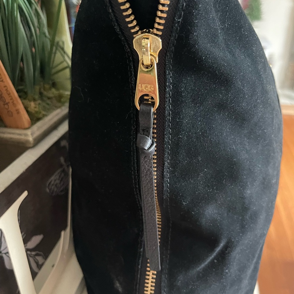 UGG Seldon Black Suede Tote - Picture 4 of 10